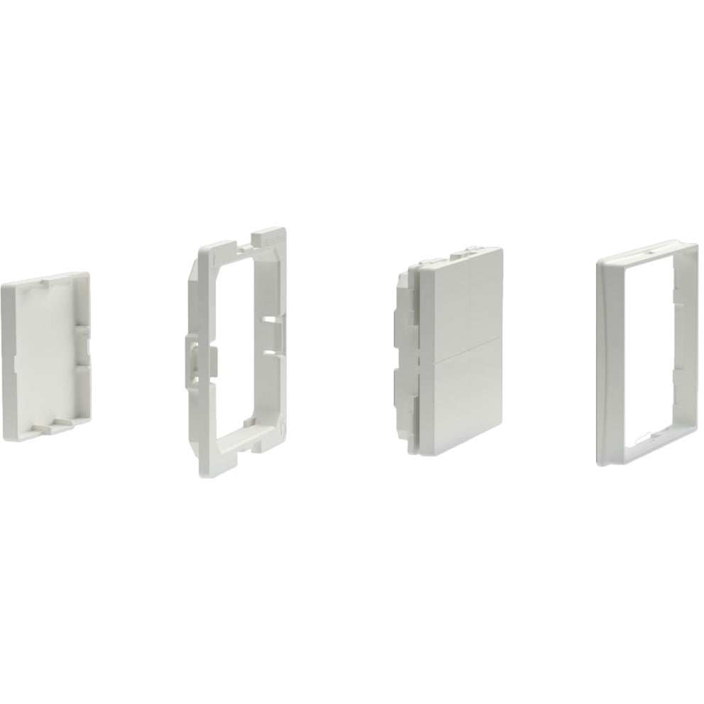 Shelly - Wandtaster-adapter 232791 , 4-fach, Weiß