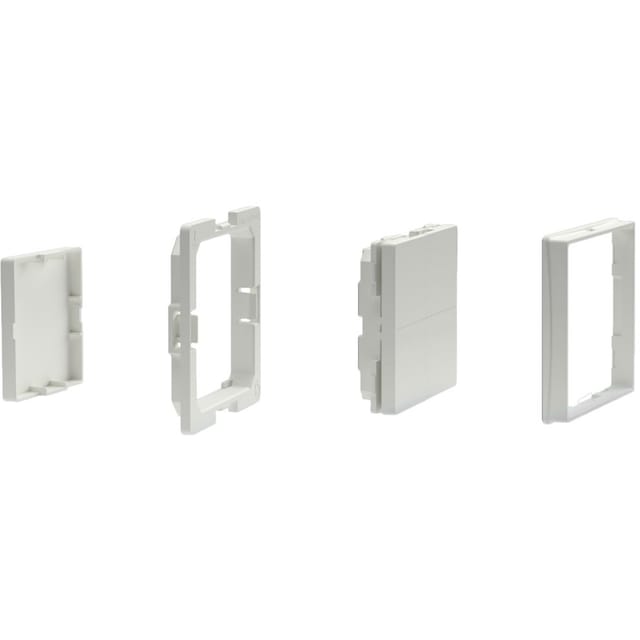 Shelly - Wandtaster-adapter 232791 , 4-fach, Weiß