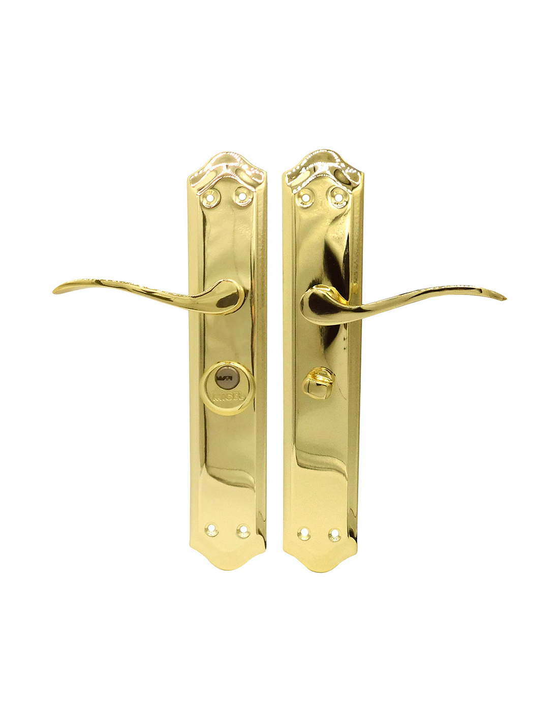 Linke Handgriff Mit Schlüssel Modell 202 Edelstahl-gold 4,7 X 25,6 Cm