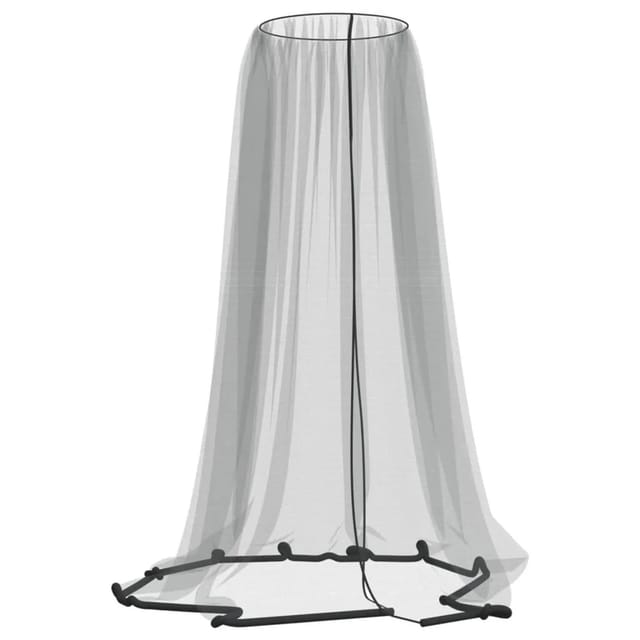 Moskitonetz Für Sonnenschirm 220 Mesh Schwarz Φ300x230 Cm Vidaxl