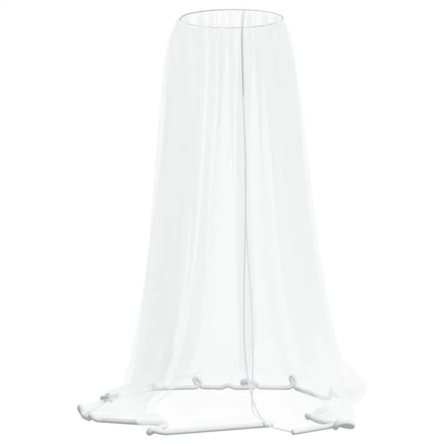 Moskitonetz Für Sonnenschirm 220 Mesh Weiß Φ300x230 Cm Vidaxl