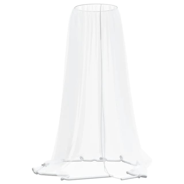 Moskitonetz Für Sonnenschirm 220 Mesh Weiß Φ330x250 Cm Vidaxl