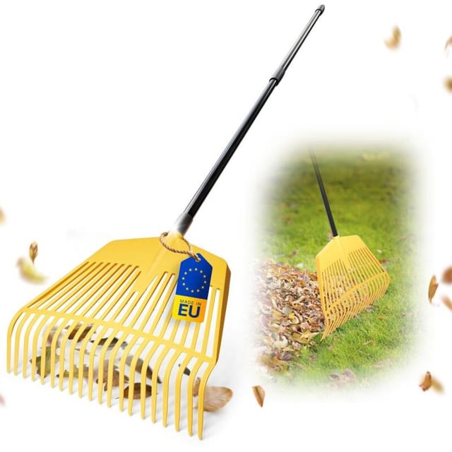 Novatool - 2x Gartenpflege-sets Laubrechen Mit Teleskopstiel