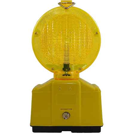 Blinklampe Mit Batterie - Farbe Gelb