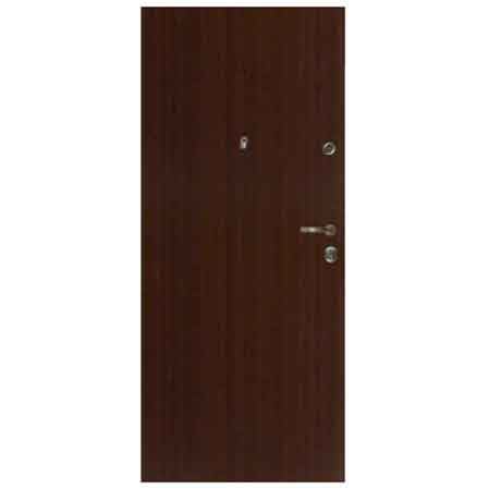 Sicherheitstür Nussbaum Mittel 900x2100h Mm - Rechts