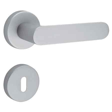 Griff 'shape' Mit Rosette Und Schlusscheibe Anthrazit