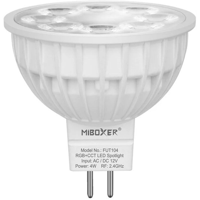 Led-ampulle Mr16 12v 4w Rgb+cct Rf 2,4ghz Fut104 Fut104 - Led-ampulle Mr16 12v 4w Rgb+cct Rf 2,4ghz Fut104 Fut104