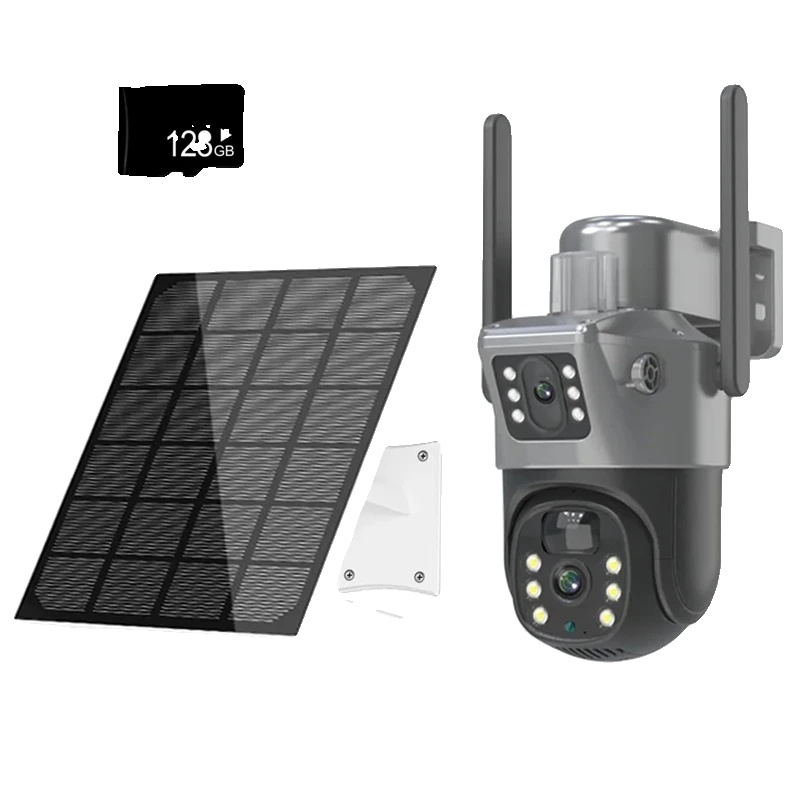 Solarbetriebene Ptz-kamera, 8 Mp Auflösung, Nachtsicht Bis Zu 30 M
