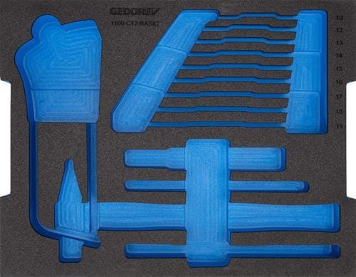 Gedore Ei-1100 Ct2-2456 Check-tool-modul L-boxx 13 6 Leer