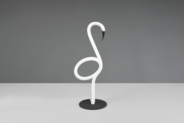 Led Deko Tischlampe Ingo Weiß Mit Schnurschalter, Höhe 35cm