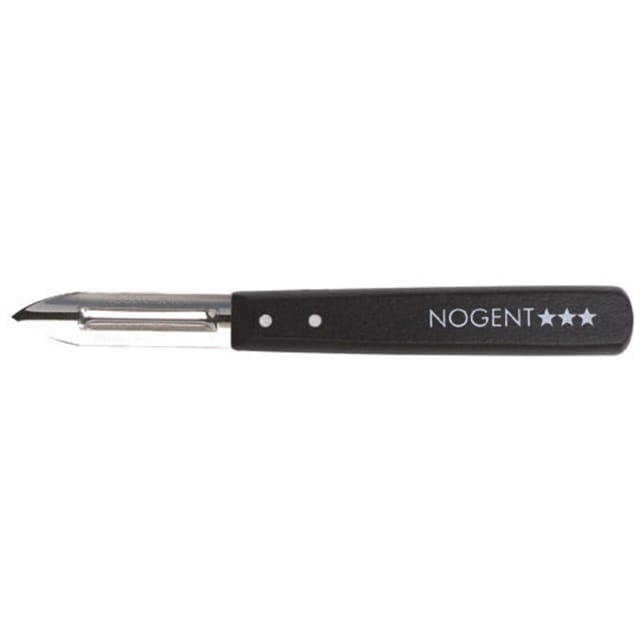 20 Sparschäler Mit 2 Klingen, Schwarz Jet, Classic Holz - Nogent