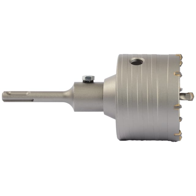Schlagbohrkrone 82 Mm Basic Sds-plus Aufnahme + Zentrierbohrer Gewindeaufnahme M22 - Projahn