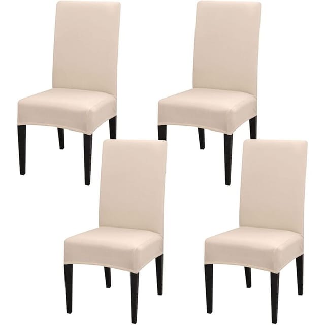 Stretch-stuhlbezug, 4er- Oder 6er-set, Esszimmerstuhl-schutzbezug, Universell, Abnehmbar, Waschbar, Modern, Langlebig, Für Zuhause, Hotel, Restaurant, Party, Bankett, Küche, Dekoration