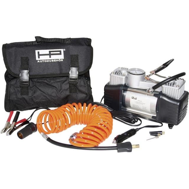 21262 Kompressor 7 Bar 2 Zylinder, Analoges Manometer, Aufbewahrungs-box/-tasche - Hp Autozubehör