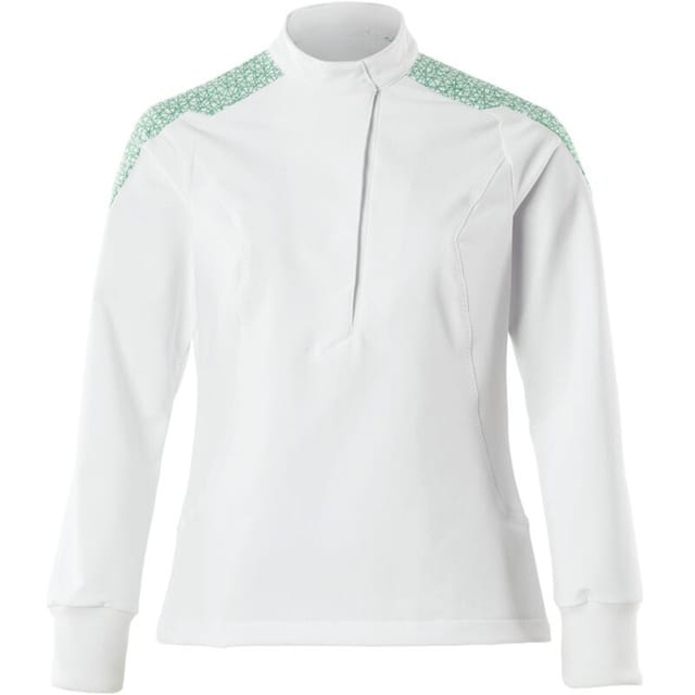 Schlupfkasack, Damen, Ultimate Stretch Gr. 6xl, Weiss/grasgrün - Mascot