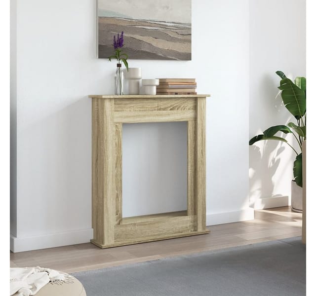 Vidaxl - Kaminumrandung Sonoma-eiche 75x20x87,5 Cm Holzwerkstoff