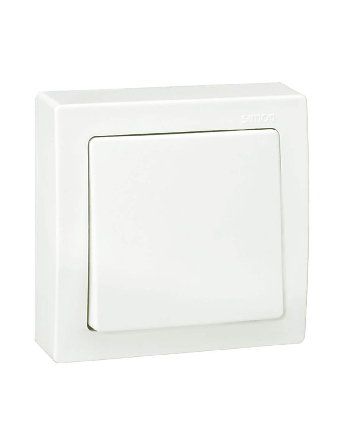 Oberflächen-schalter Simon 10ax 250v Ip20 Weiß 75x75mm