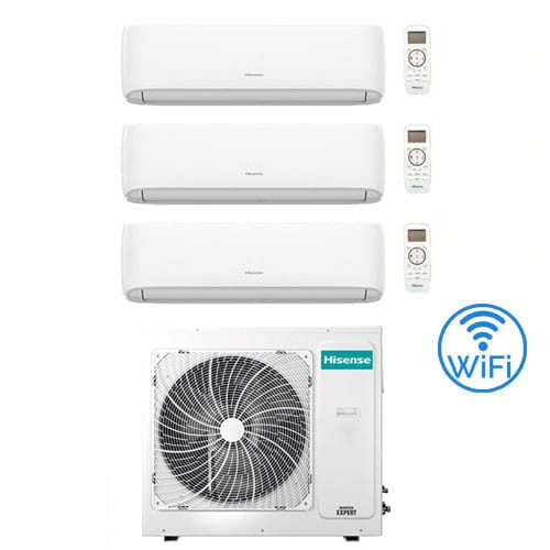 Klimaanlage Hisense Hi Comfort Wifi R32 Test-split-wechselrichter 9000 + 9000 + 12000 Btu Mit E.u. 4amw81u4rjc Klasse A++/a+