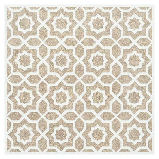 12 Selbstklebende Wandfliesen Lina Beige 15,25x15,25 Cm, 6er Pack - Dc-fix