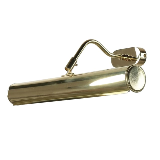 Bilderlampe Echt-messing 40 Cm Breit In Messing Poliert E14 2-flammig Jugendstil