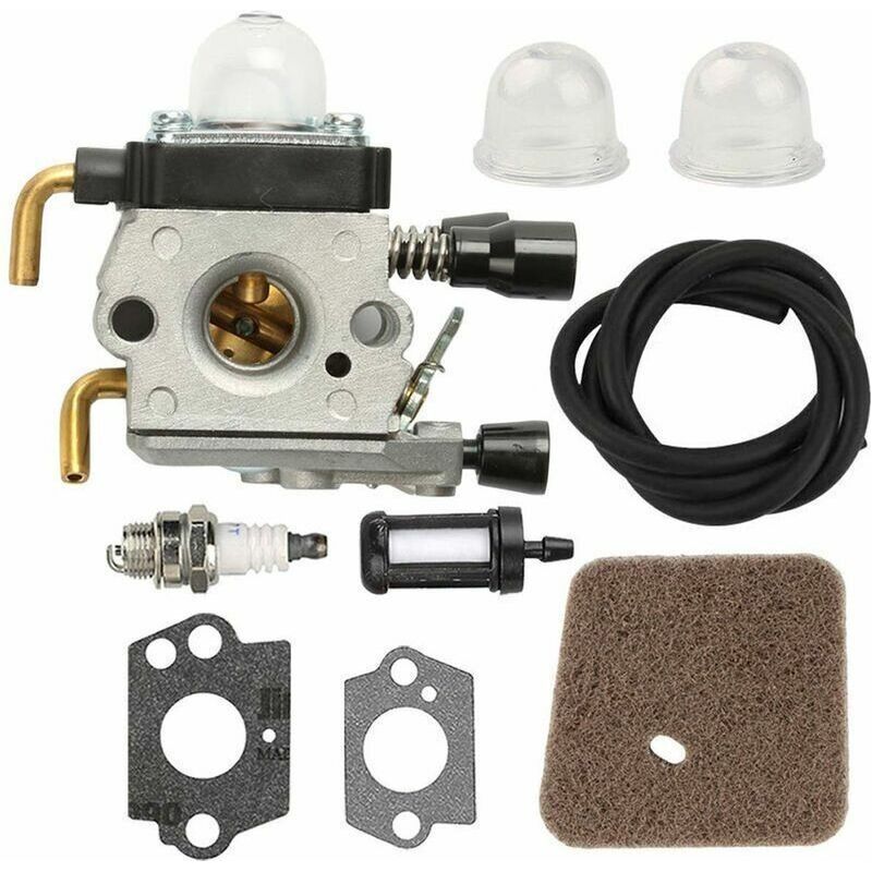 Carburateur Pour Taille-haie Et Taille-bordure Stihl – Remplacement Pour Hs75 Hs80 Hs85 Hl75 Hl75k Fh75 Ht70 Ht75 Km80 Km85 Km85r Sp80 Sp85 Fc75 Fc85 – Inclus 2 Joints, Filtre À Carburant, Bougie D\'