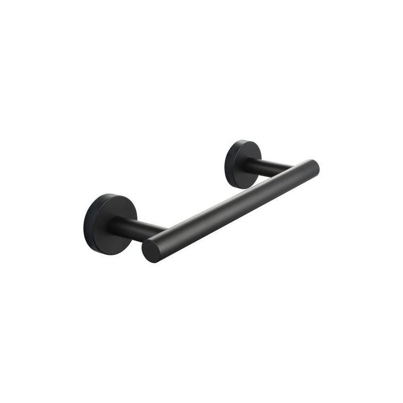 Porte Serviettes Mural À Vis En Acier Inoxydable Barre Serviette Salle De Bain Noire 23 Cm Z-v-d