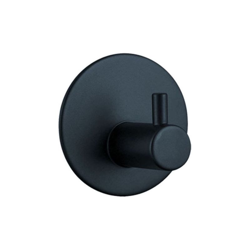 Crochet Ventouse Salle De Bain Porte Serviette Ventouse Puissant Support Accroche Torchon Cuisine Noir 4