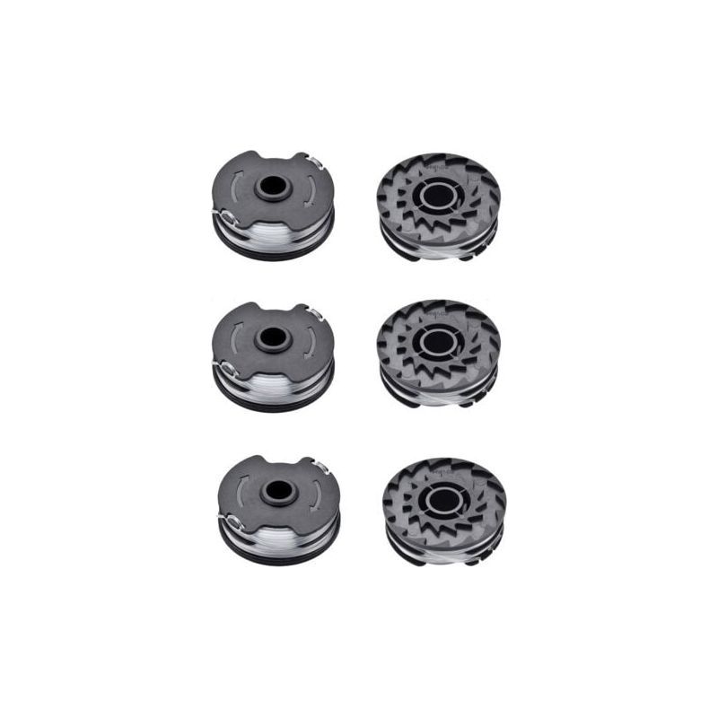Bobine De Fil Pour Parkside Prta 20-li A1 / B2 / C3 Bobines De Fil De Rechange Pour Débroussailleuses Sans Fil Lidl Parkside Prta 20-li A1 / B2 / C3, Prt 300 A1, Prt 550 A1 / A3 (6 Pièces)