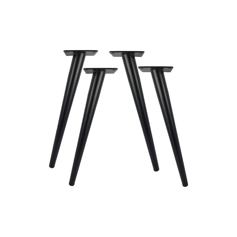 Lot De 4 Pieds De Table En Métal De 20cm De Longueur Pour Meubles Modernes, Commode, Armoire, Bureau, Chaise Ottoman, Pieds De Support De Meubles De Rechange, Capacité De 800 Kg