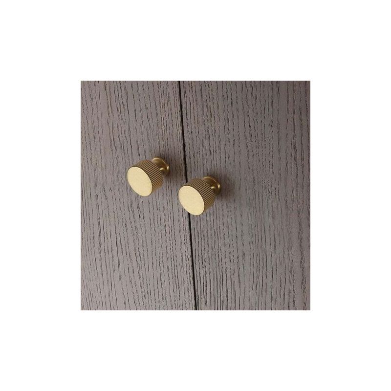 Boutons De Tiroir En Zinc Doré Brossé Pour Meuble De Cuisine Et Commode Quincaillerie