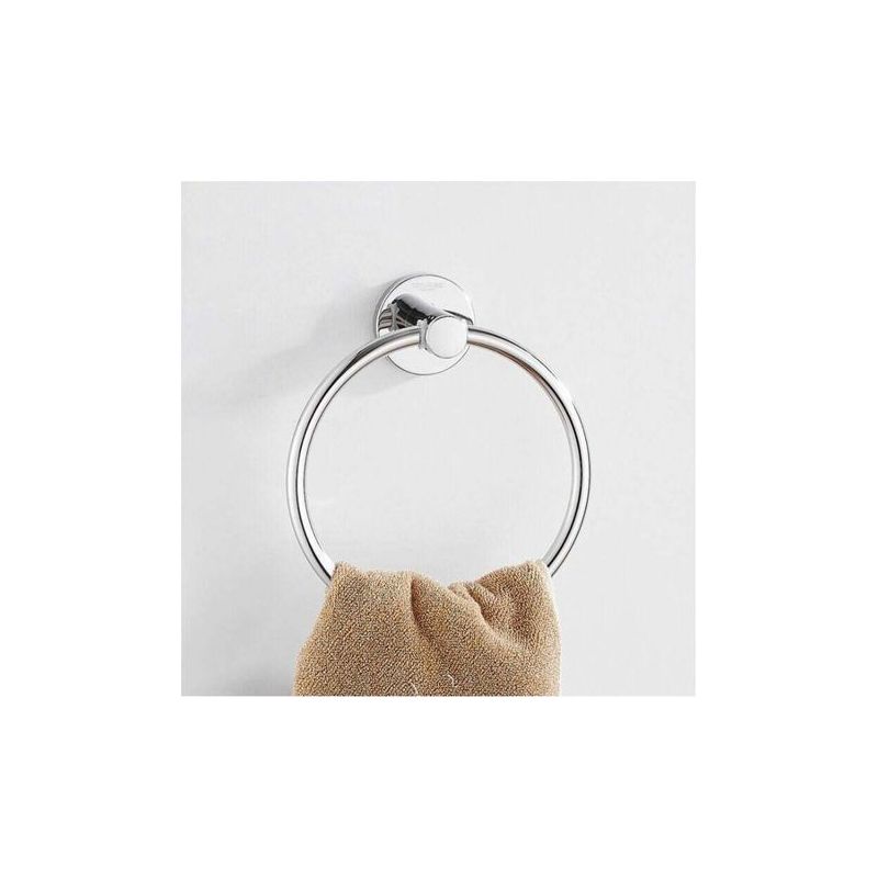 Anneau Porte-serviettes Mural En Acier Inoxydable Porte-serviettes Rond Pour Salle De Bain, Cuisine, Chambre