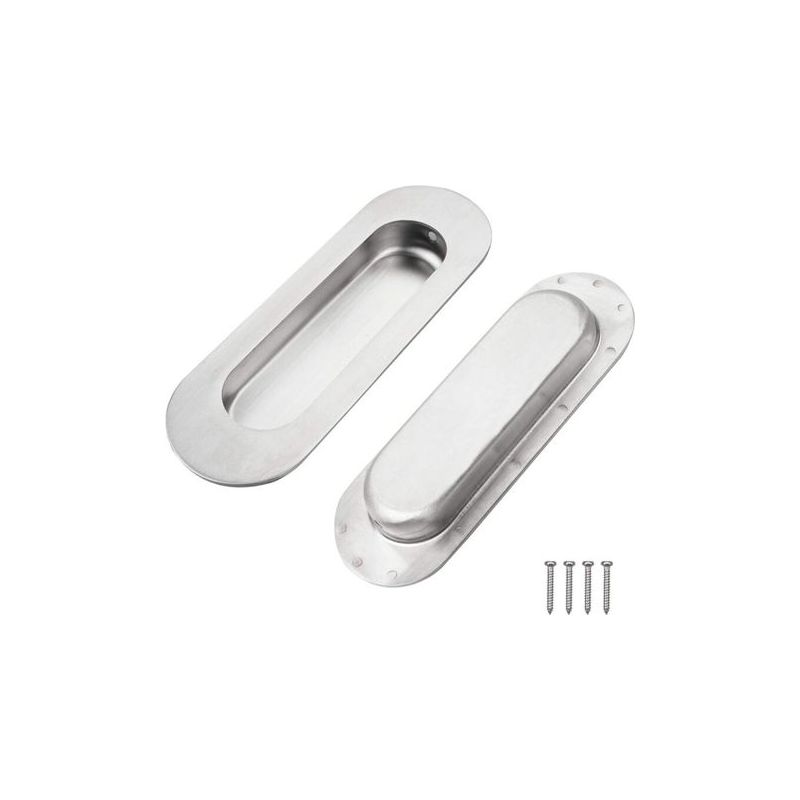 Poignée De Porte Coulissante En Acier Inoxydable - Lot De 2 - Design Durable Et Élégant Pour Placard Et Armoire