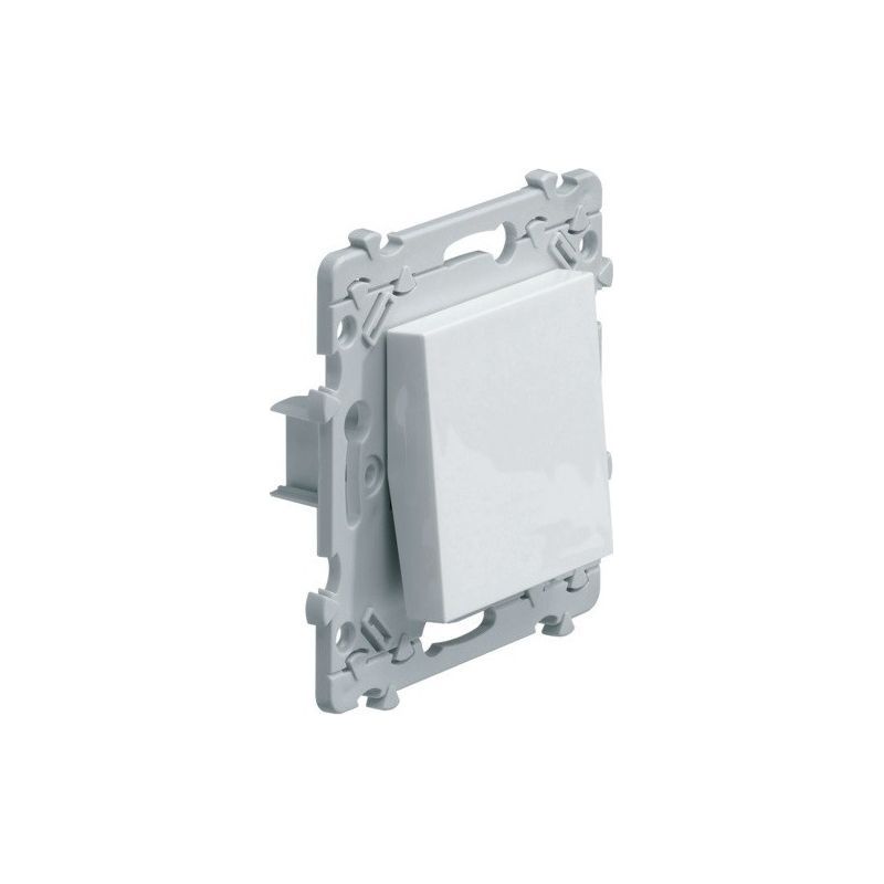 Hager – Permutateur Encastré Sans Témoin – 10a 250v – Matériau Thermoplastique – Indice De Protection Ip21 – Fixation Automatique Sans Vis