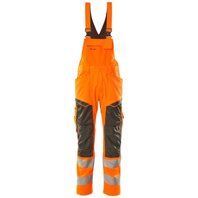 Warnschutz Latzhose 19569-236-1418 Gr. 76c46 Hi-vis Orange/dunkelanthrazit - Mascot
