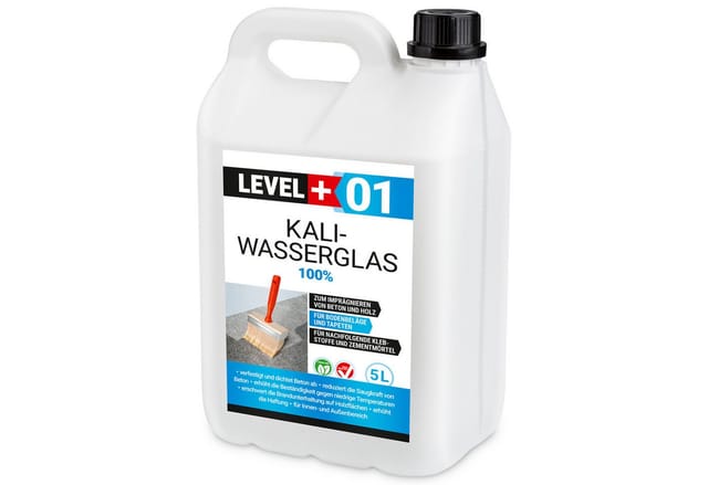 Level+ Kaliwasserglas Unverdünnt Grundierung L+01 - 10l