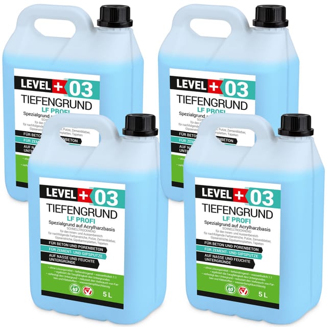 Level+ - Level+ Tiefengrund Lf Gipsputz Grundierung Innen Außen L+03 - 20l