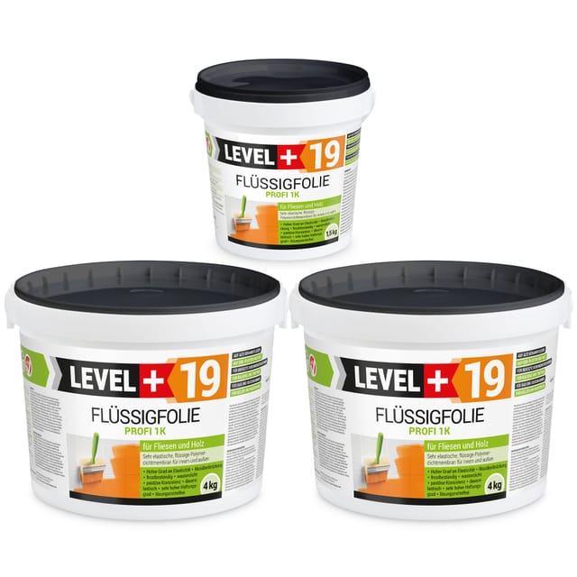 Level+ Flüssigfolie Dichtfolie Abdichtung Holz L+19 - 5,5kg