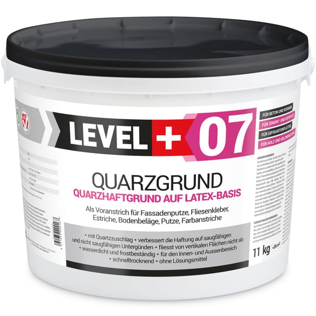 Level+ Quarzgrund Grundierung Putzhaftgrund Holz Osb L+07 - 11kg