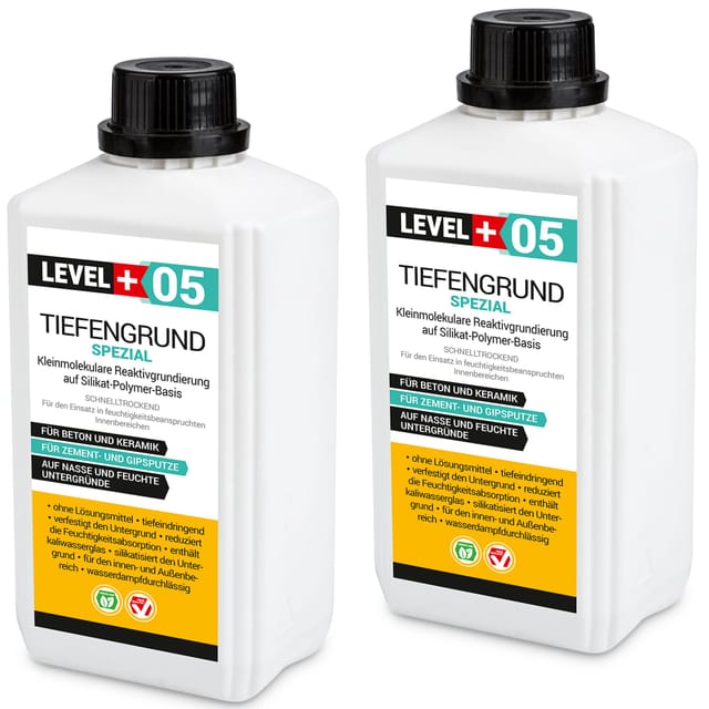 Level+ - Level+ Tiefengrund Spezial Mit Kaliwasserglas Silikat L+05 - 2l