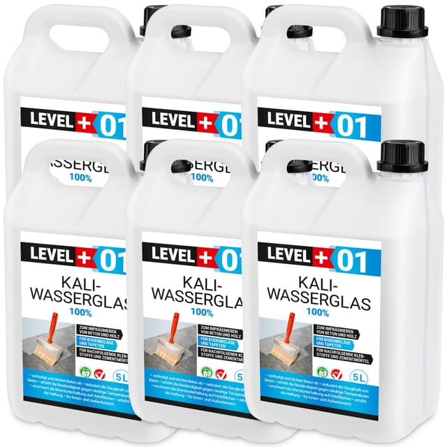 Level+ Kaliwasserglas Unverdünnt Grundierung L+01 - 30l