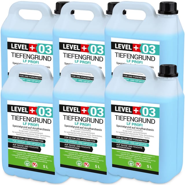 Level+ - Level+ Tiefengrund Lf Gipsputz Grundierung Innen Außen L+03 - 30l