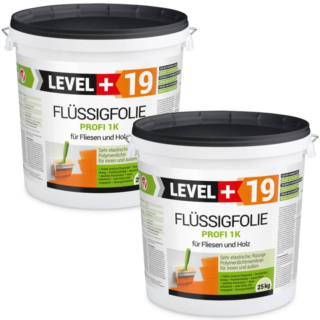 Level+ - Level+ Flüssigfolie Dichtfolie Abdichtung Holz L+19 - 50kg