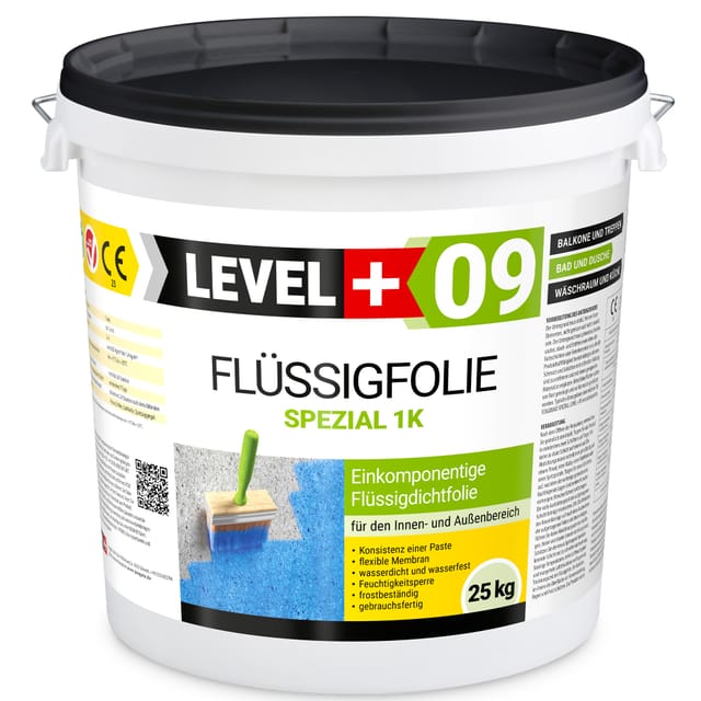 Level+ - Level+ Flüssigfolie Abdichtung Dichtfolie Flexibel L+09 - 25kg