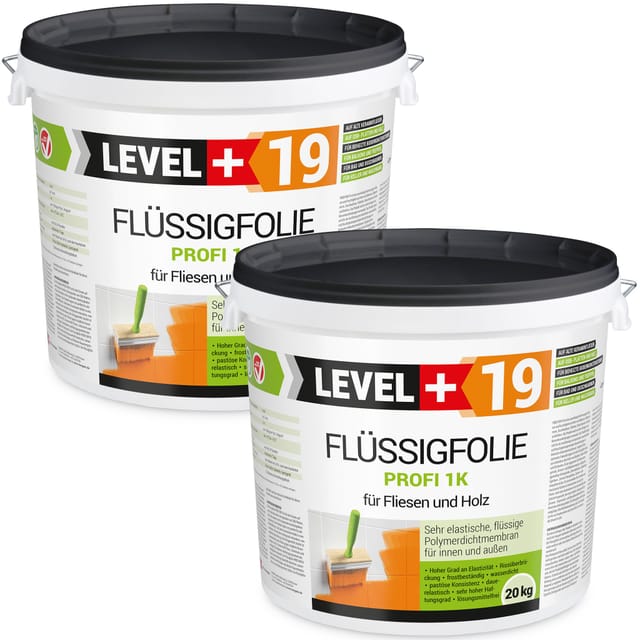 Level+ - Level+ Flüssigfolie Dichtfolie Abdichtung Holz L+19 - 40kg
