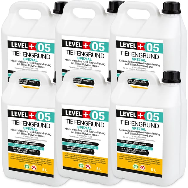 Level+ - Level+ Tiefengrund Spezial Mit Kaliwasserglas Silikat L+05 - 30l