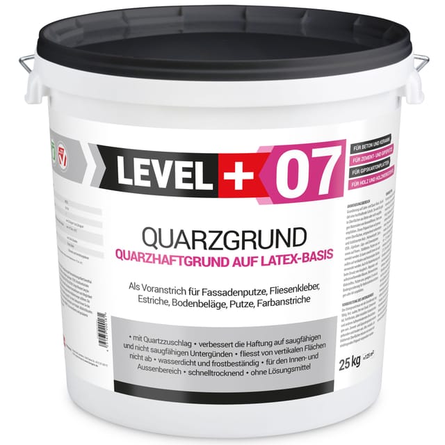 Level+ Quarzgrund Grundierung Putzhaftgrund Holz Osb L+07 - 25kg