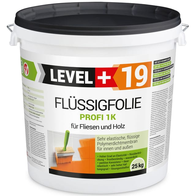 Level+ - Level+ Flüssigfolie Dichtfolie Abdichtung Holz L+19 - 25kg