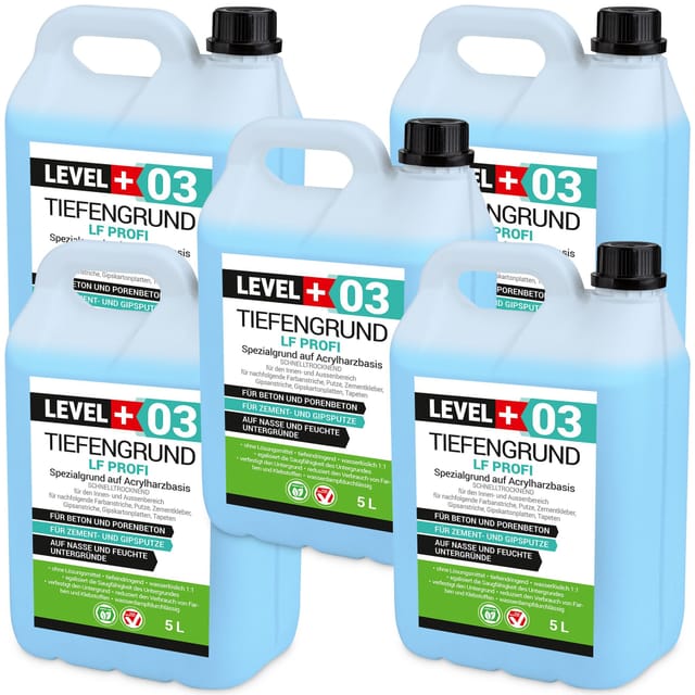Level+ - Level+ Tiefengrund Lf Gipsputz Grundierung Innen Außen L+03 - 25l