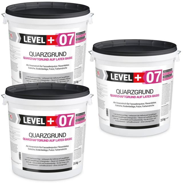 Level+ Quarzgrund Grundierung Putzhaftgrund Holz Osb L+07 - 75kg