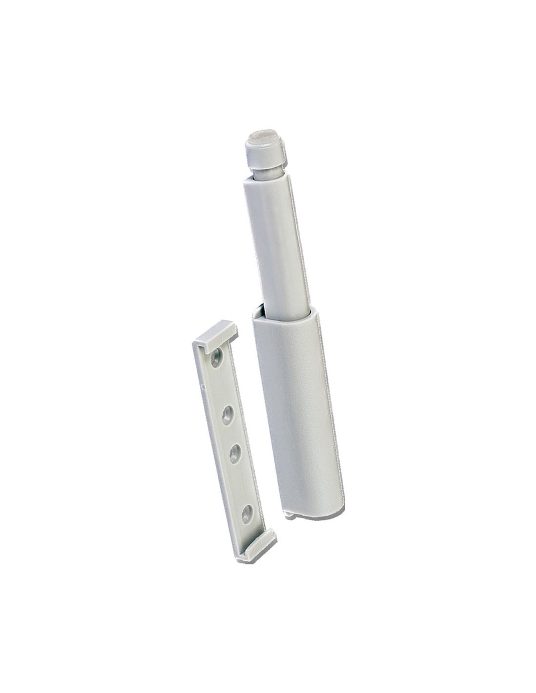 Nylon-expulsor Mit Gedämpfter Basis Grau 125 Mm
